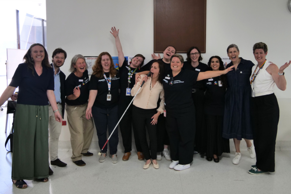 Picture of our DLO's past and present with Consumer Partner Assunta Fogliaro